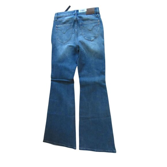 NWT Judy Blue Mid Rise Tummy Control Flare Jeans Size 7/28 - Picture 5 of 8